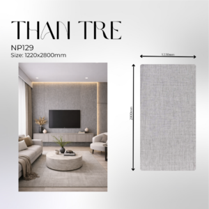 Tấm ốp Than Tre Vân Vải - NP 129/B