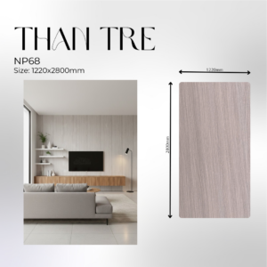 Tấm ốp than tre vân gỗ - NP 68/M