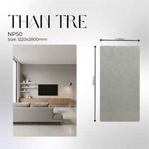 Tấm ốp than tre vân vải - np50