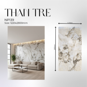 Tấm ốp than tre vân đá padora - Np728