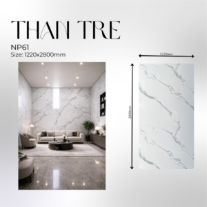 Tấm ốp than tre đá vân mây- Np61