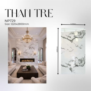 Tấm than tre vân đá mây - Np729