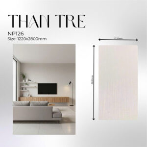 Tấm ốp than tre vân vải - NP 126