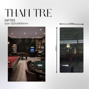 Tấm ốp than tre vân đá - Np783